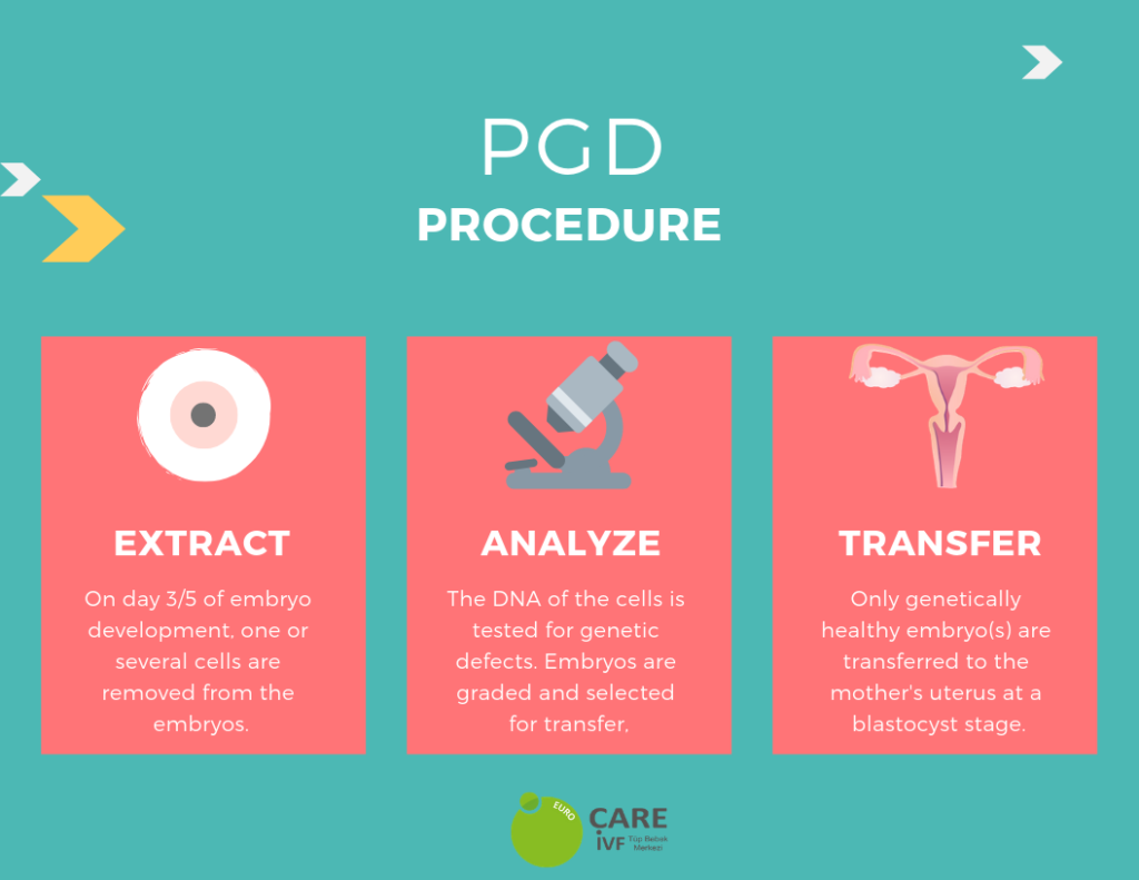 PGD testing procedure steps infographic